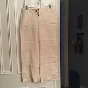 Wide Leg Linen Pants